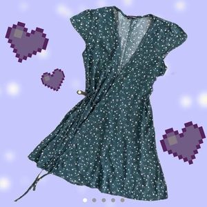 Brandy Melville floral wrap dress